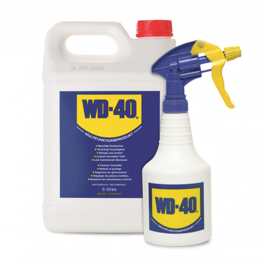 WD-40 Multifunktiosnöl 5l Kanister inkl. Zerstäuber